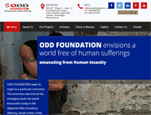 Tablet Screenshot of oddfoundation.org
